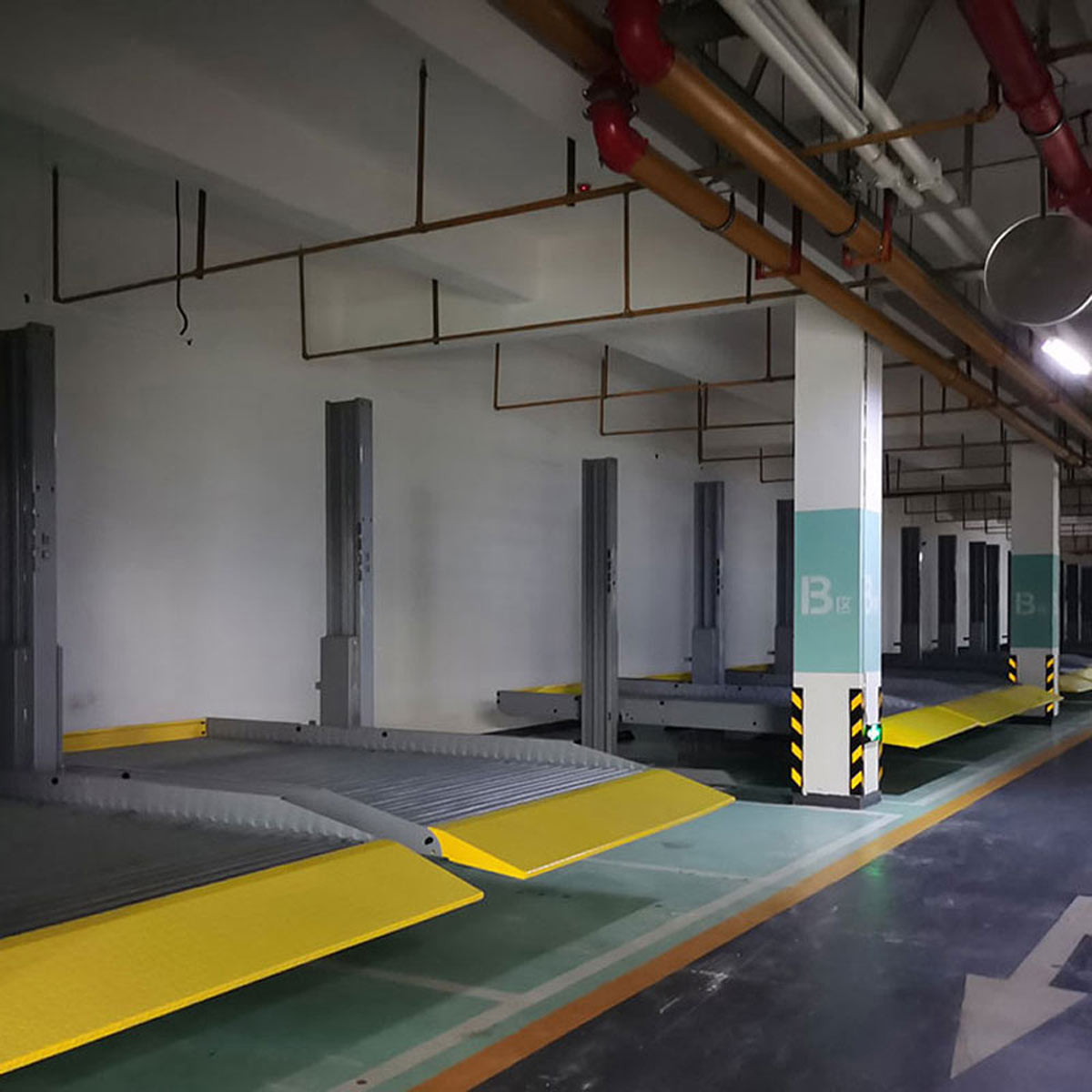 雙層機械式停車位過驗收