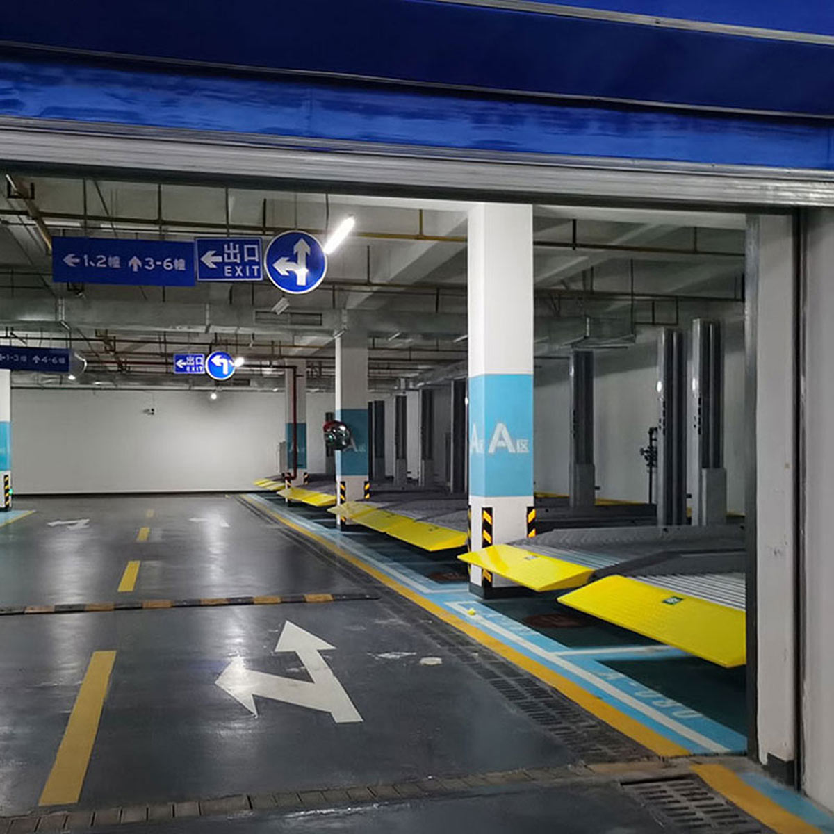 平移機械立體車庫安裝