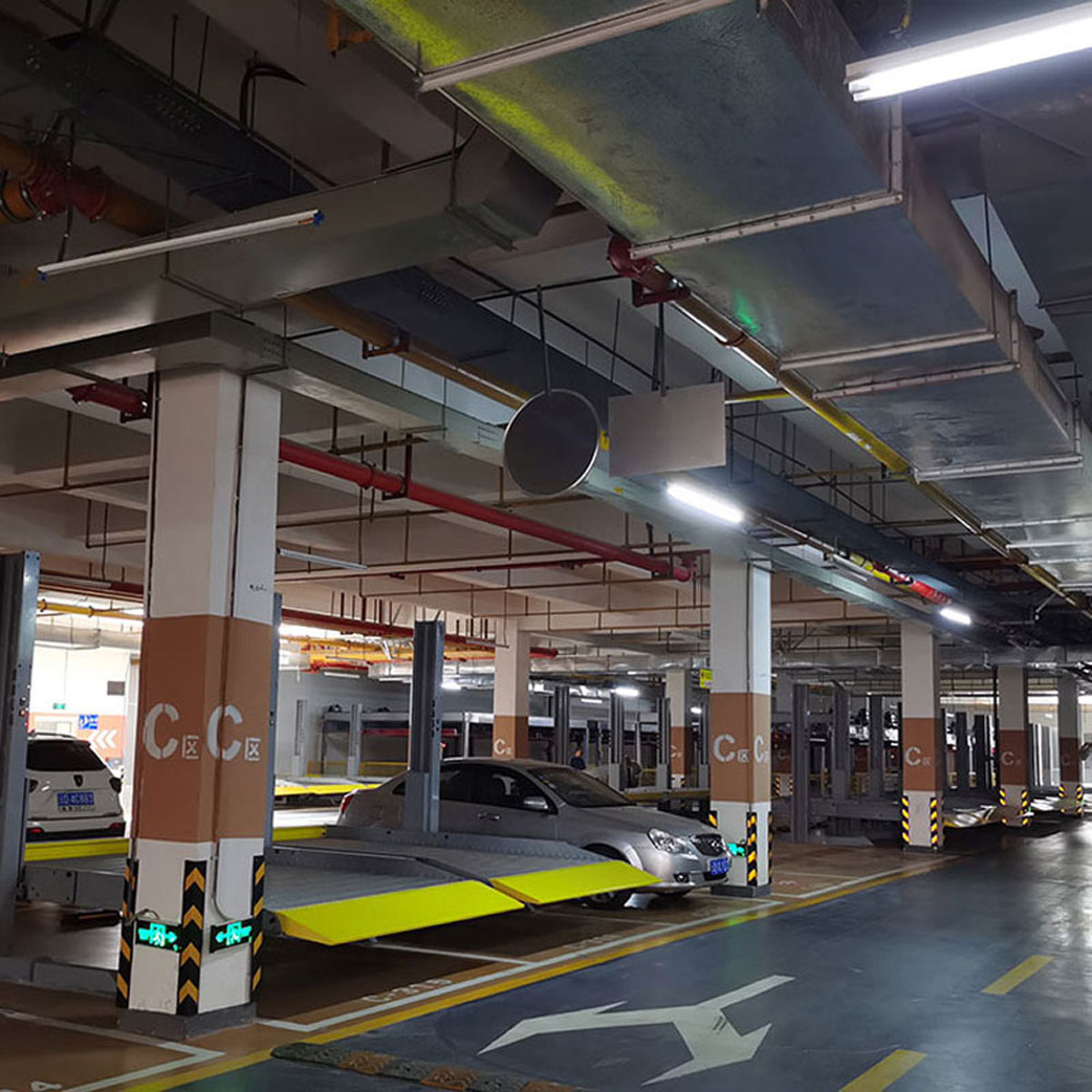 升降橫移式機械立體停車設備二手