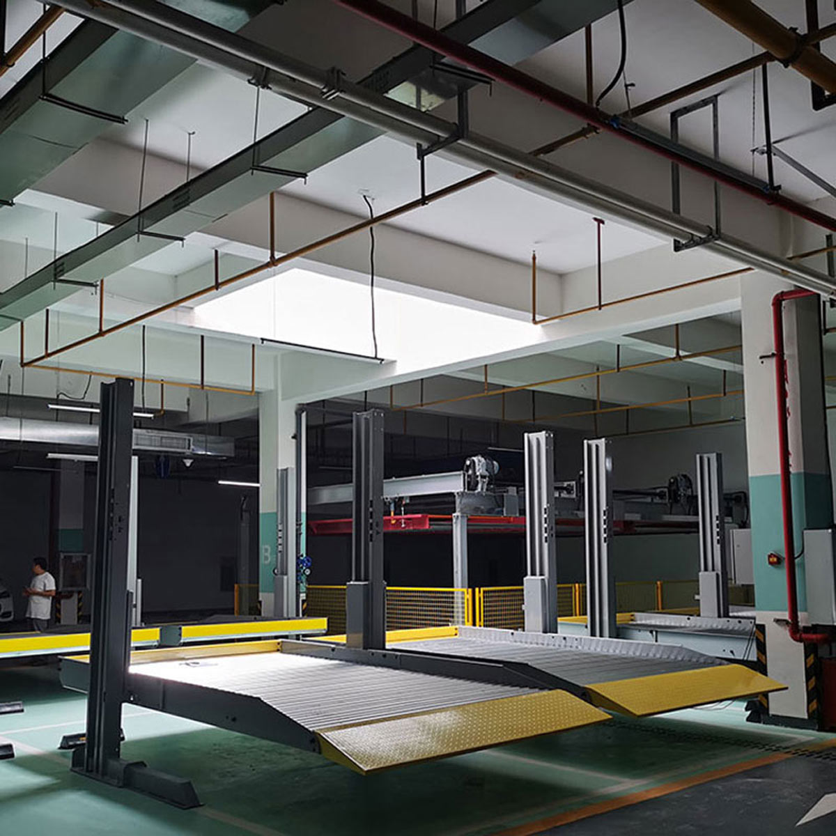 橫移式立體車庫停車設備過規劃
