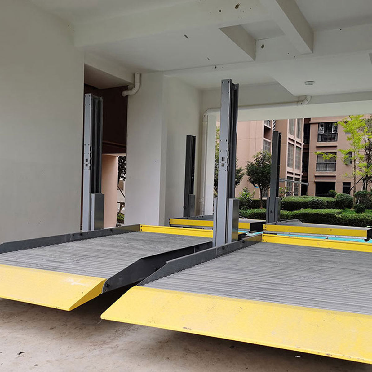 重慶立體車庫的載車板工作原理