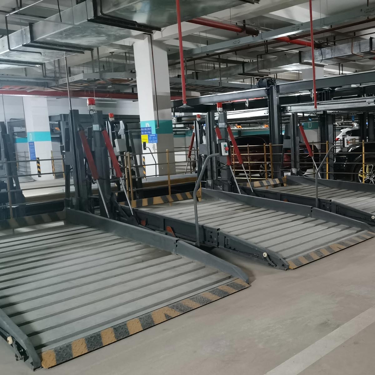 升降式立體車庫改造俯仰簡易式停車設備租賃經營